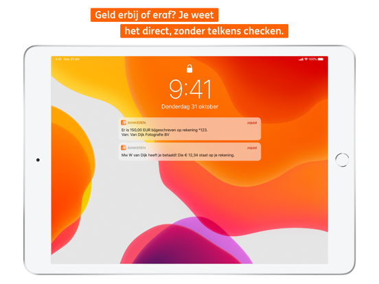 ING Bankieren iPad app afbeelding 5