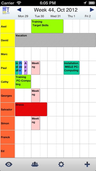 Planning PME iPhone screenshot 2 - Productivity app
