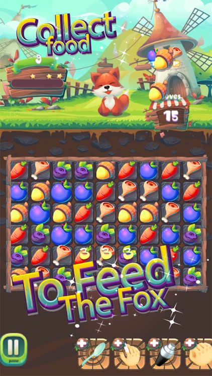 Feed The Fox : Fruit Match 3