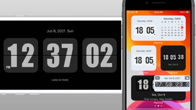 Télécharger Flip horloge -widget numérique pour iPhone / iPad sur l'App  Store (Utilitaires)