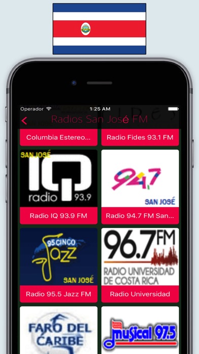 Radios Costa Rica / Emisoras de Radio en Vivo FM screenshot 2