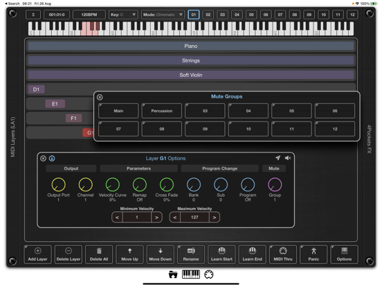 Screenshot #6 pour MIDI Layers