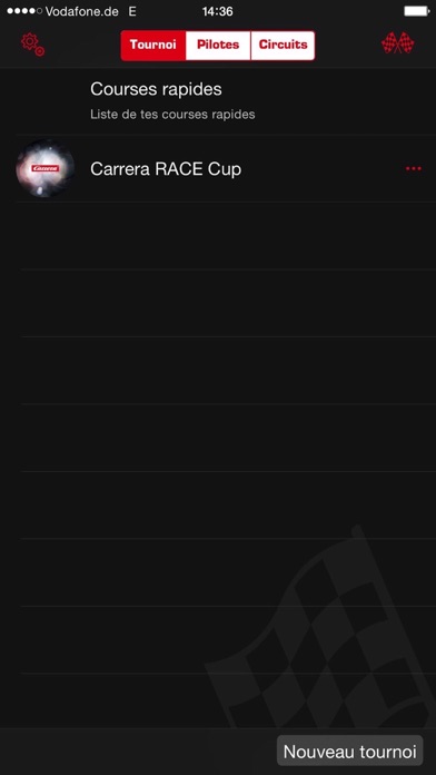 Screenshot #1 pour Carrera Race Management App