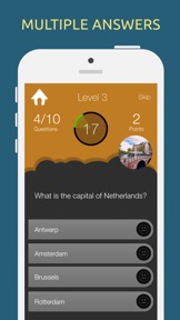 World Capitals Quiz Test Game screenshot