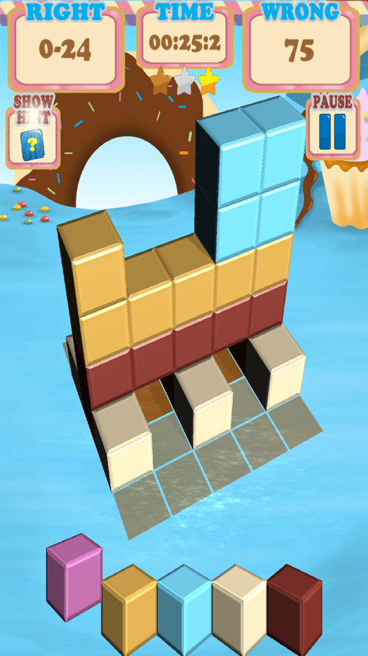 #4. Sugar Cubes SMASH block puzzle (iOS) Podle: Secret Box