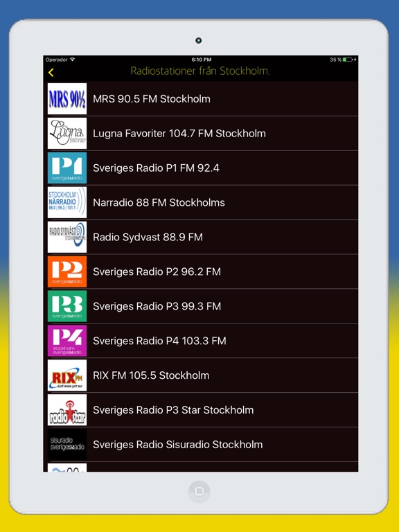 Screenshot #4 pour Radio Sverige FM - Radios Sveriges / Svenska Live