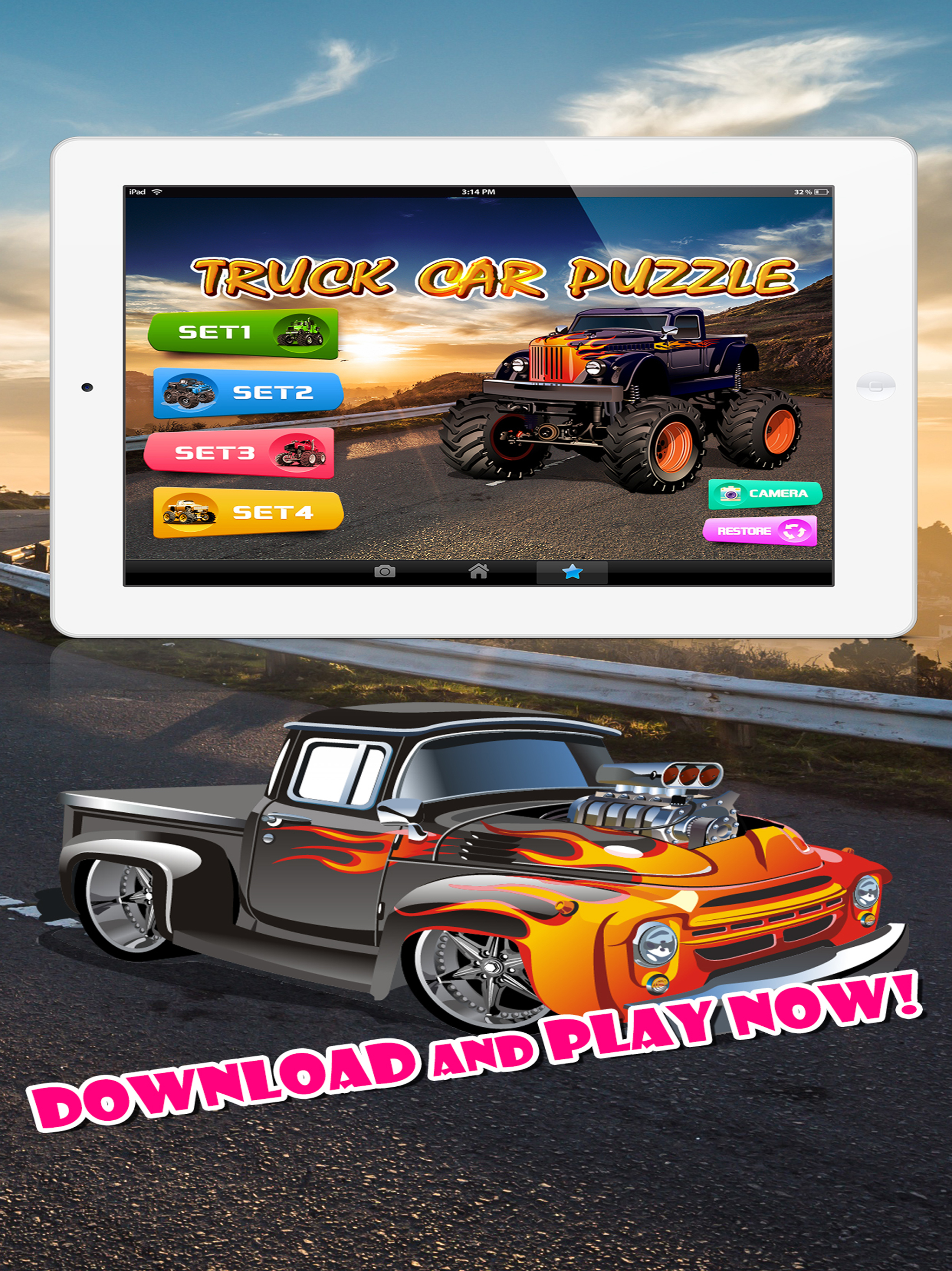Truck Car Jigsaw Puzzles for Toddlers Games screenshot 5