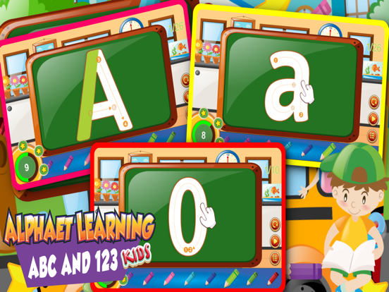 Screenshot #6 pour ABC et 123 Alphabet Learning Writing Kids Gratuit