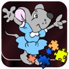Tom and Mouse Jigsaw Puzzle Animal Game for Kids