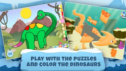 Archaeologist Dinosaur - Ice Age - Games for Kids Screenshot