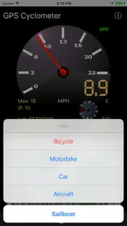 gps cyclometer iphone screenshot 3