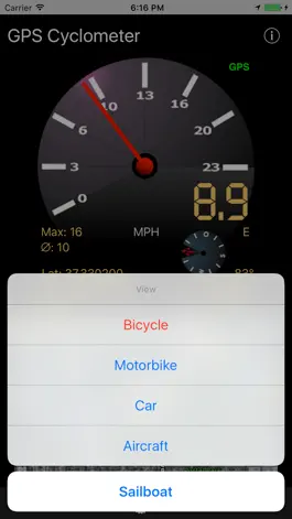 Game screenshot GPS Cyclometer hack