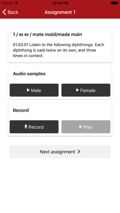 Screenshot #1 pour American English Pronunciation (Radboud)