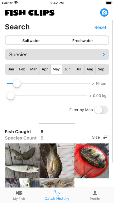 Fish Clips - Fishing App Screenshot