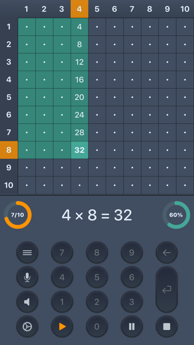 Times Tables Multiplication AU Screenshot