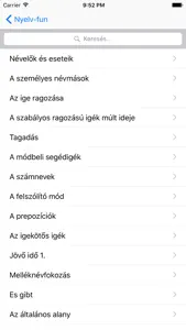 Német nyelvtan magyaroknak screenshot #3 for iPhone