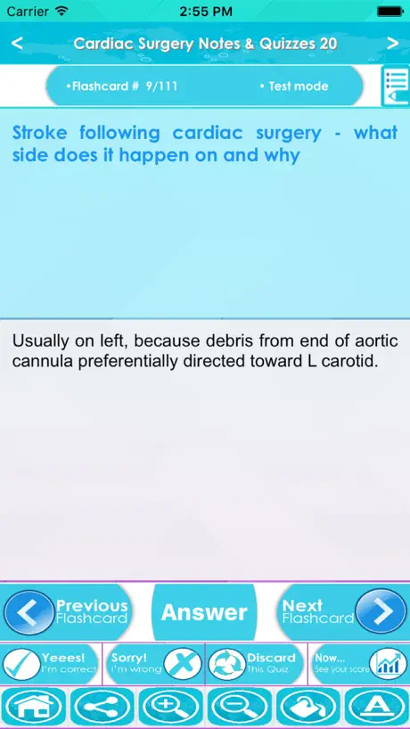 Cardiac Surgery Exam Review