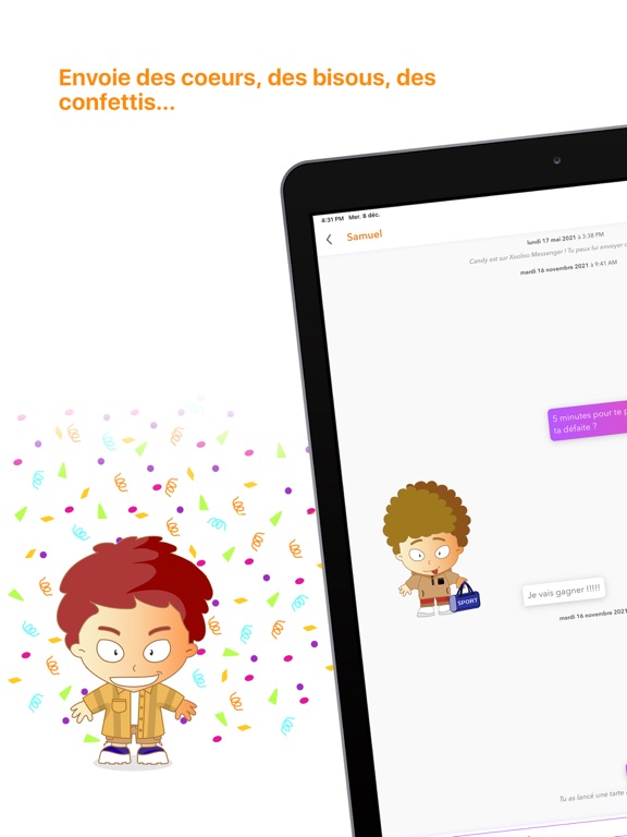 Screenshot #5 pour Xooloo Messenger Kids