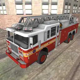 Fire-fighter 911 Emergency Truck Rescue Sim-ulator app icon