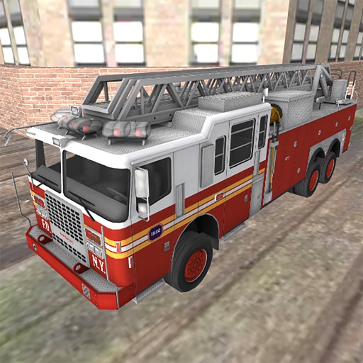 Fire-fighter 911 Emergency Truck Rescue Sim-ulator Icon