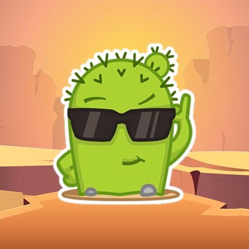 Cool Cactus Emotions Stickers Pack for iMessage