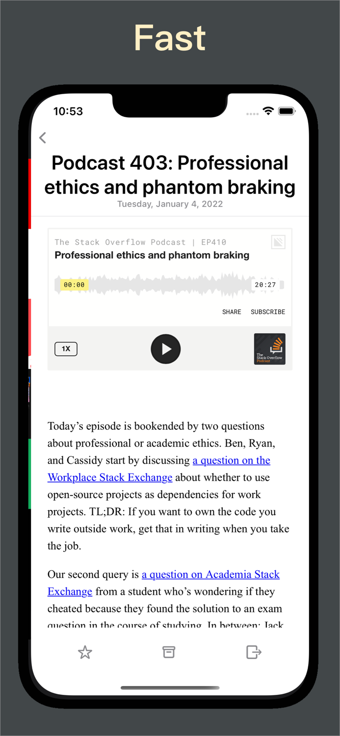 RssCube - Fast News Reader