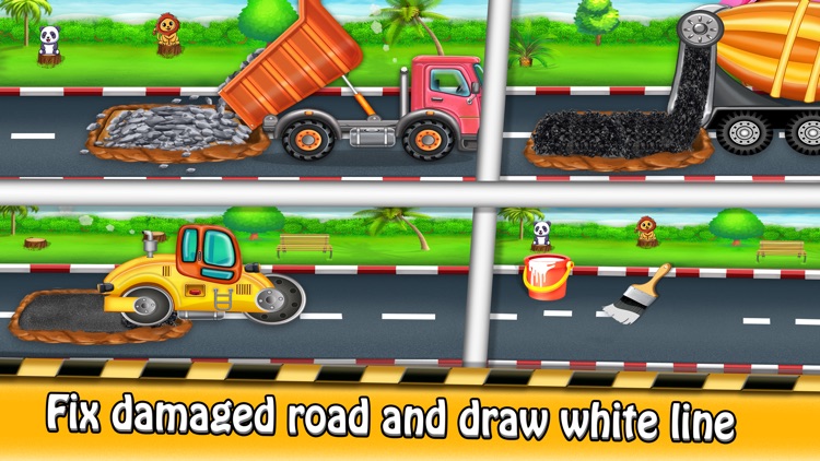 Road Builder Truck Game screenshot-3