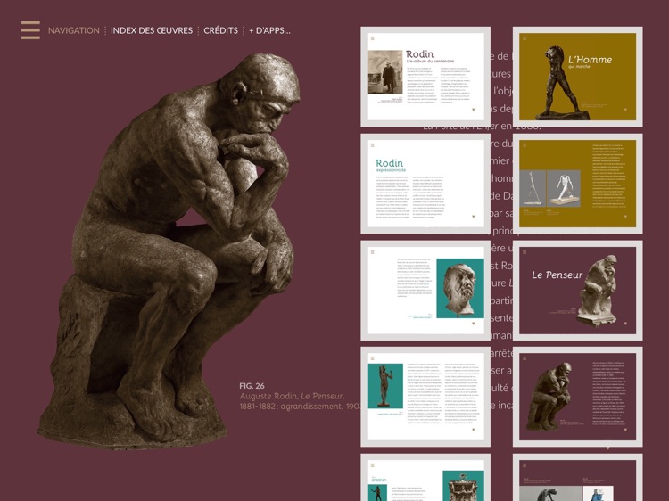 Rodin, l'e-album de l'exposition du centenaire