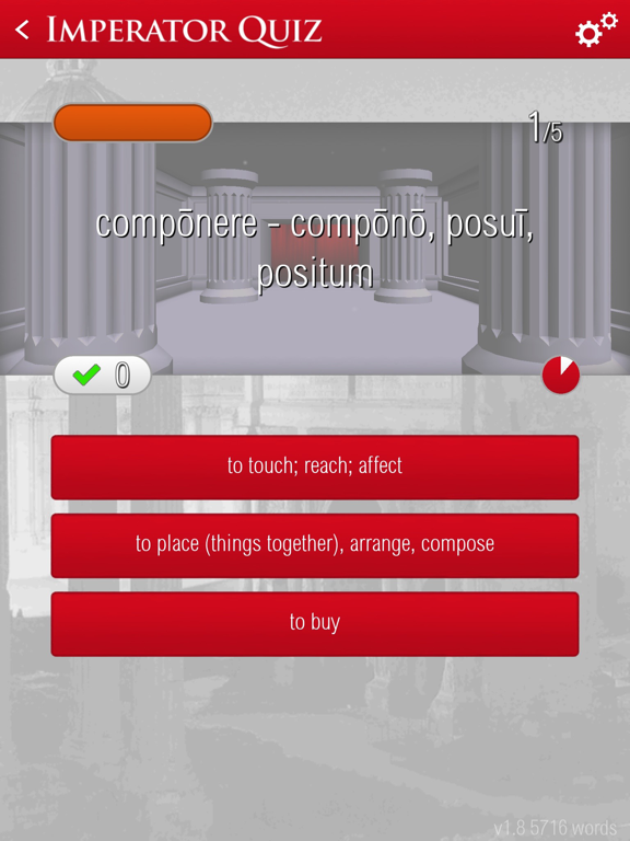 Screenshot #5 pour Imperator Latin Quiz