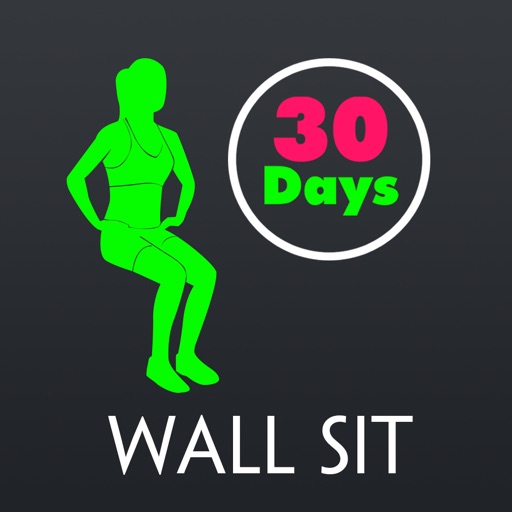 30 Day Wall Sit Fitness Challenges ~ Daily Workout iOS App