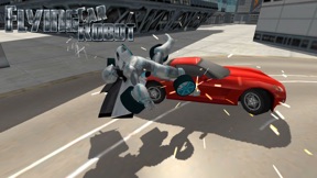 Flying Car Robot Flight Drive Simulator Game 2017 screenshot