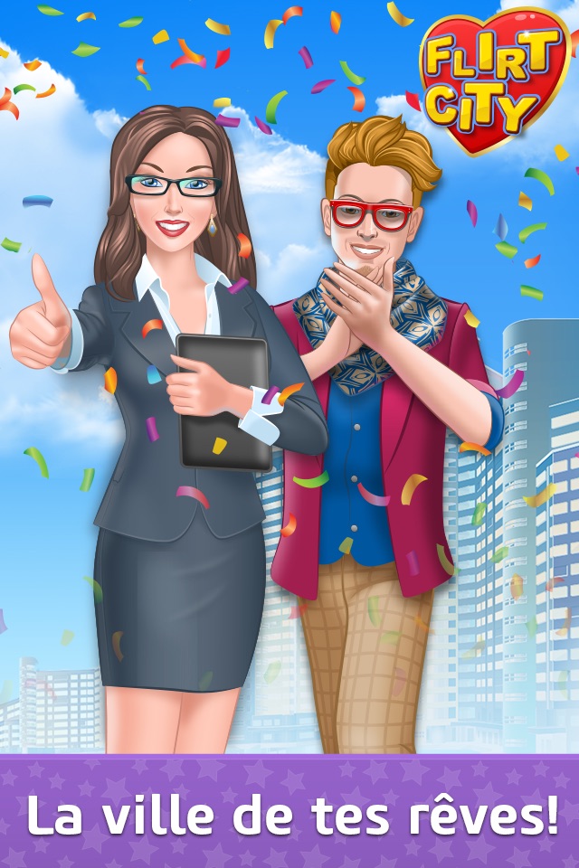 Flirt City. Dress up and date like celebrity! screenshot 2