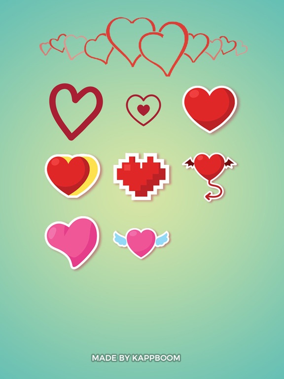 Screenshot #5 pour Heart Collection Stickers