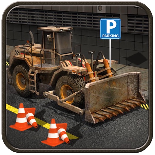 Forklift Constructor Parking Crane Driving Mission Icon