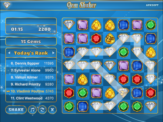 Screenshot #4 pour Gem Shaker Free