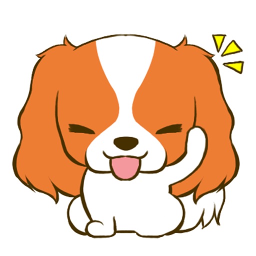 Little Spaniel Dog Stickers icon