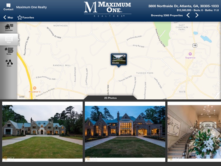 Maximum One Home Search for iPad