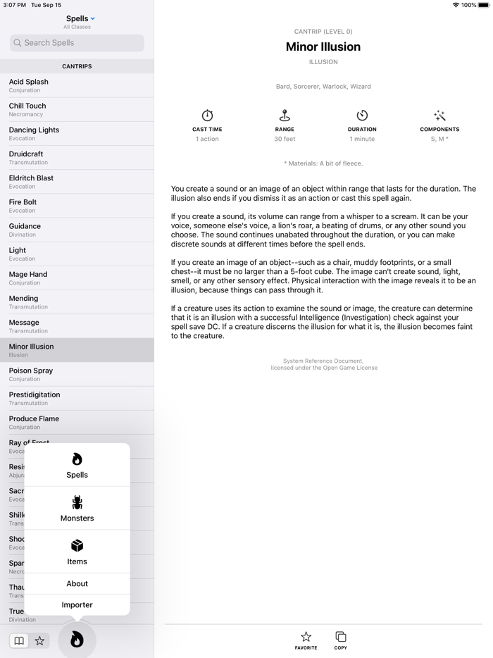 The Tome - DnD Quick Reference
