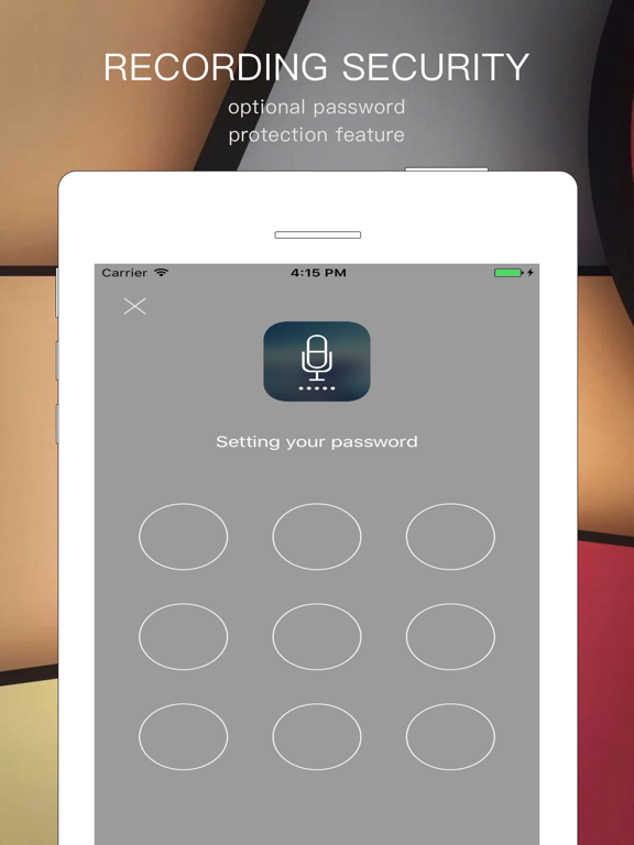 Voice memo hd - smart audio sound recorder iPad screenshot 4 - Business app