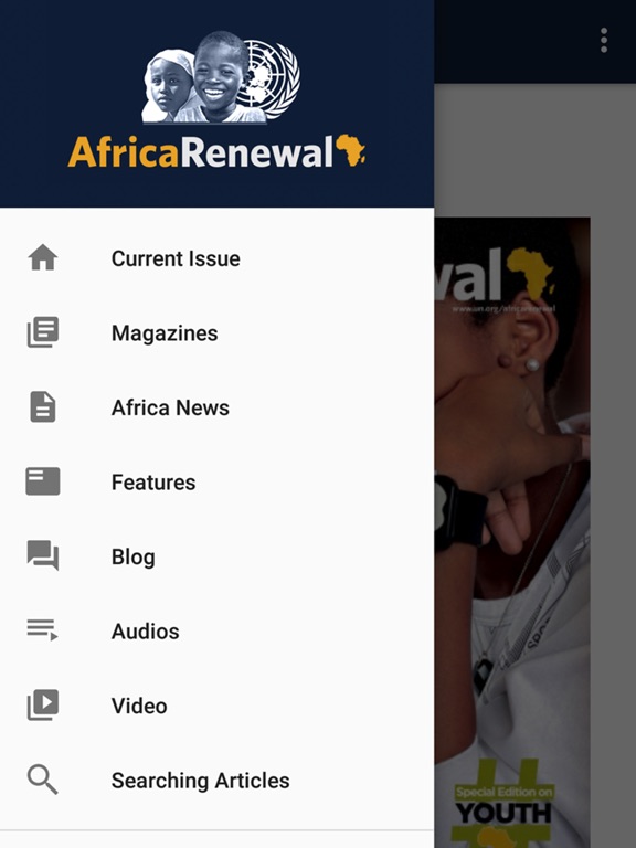 UN Africa Renewal Magazine iPad screenshot 5 - News app