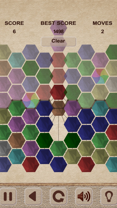Bubbles Hexagon Puzzle Screenshot