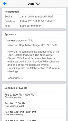 Game screenshot Utah Section PGA apk