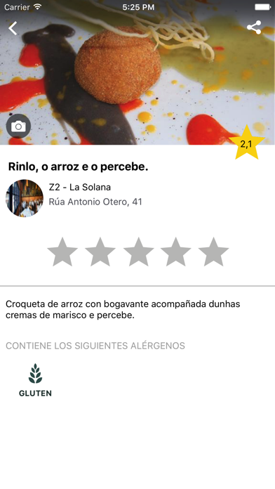 Ribadeo Gastronómico Screenshot