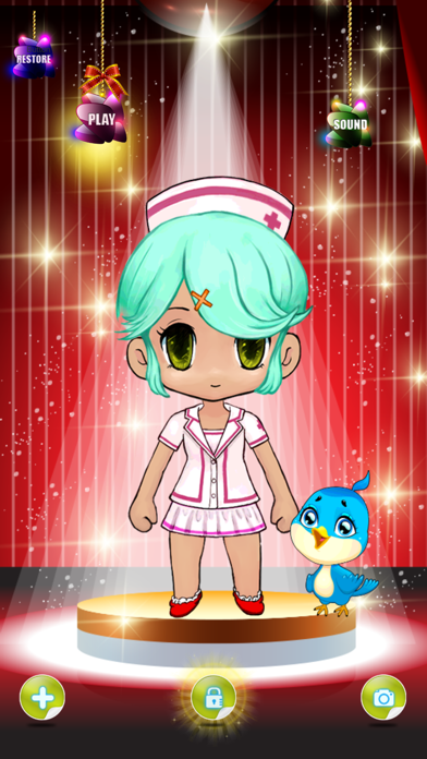 Screenshot #1 pour Chibi anime habiller tenue jeu pour filles robe