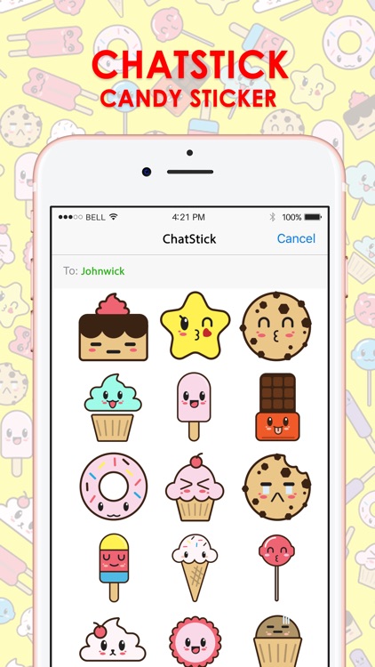 Sweet Candy Cute Stickers for iMessage