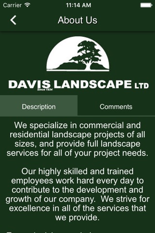 Davis Landscape, LTD screenshot 3