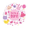 BABy GIRL Stickers for iMessage