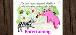 Game screenshot Pink Rhino - Kids Animal Story hack