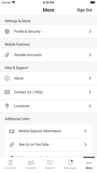 First National Bank Ardmore Screenshot
