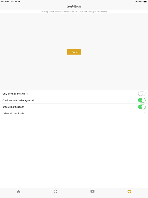 Kundalini Lounge iPad screenshot 5 - Health & Fitness app
